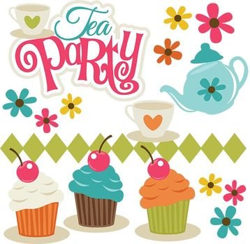 Tea Party Svg Scrapbooking S To Cut