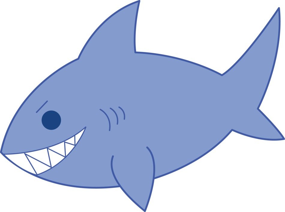 blue Friendly Shark Free Images