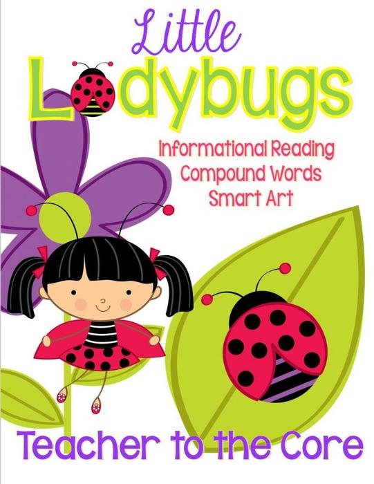 cover with a picture of a girl with a ladybug