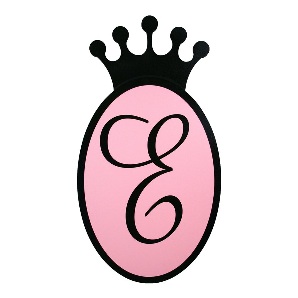 logo with a crown on a white background