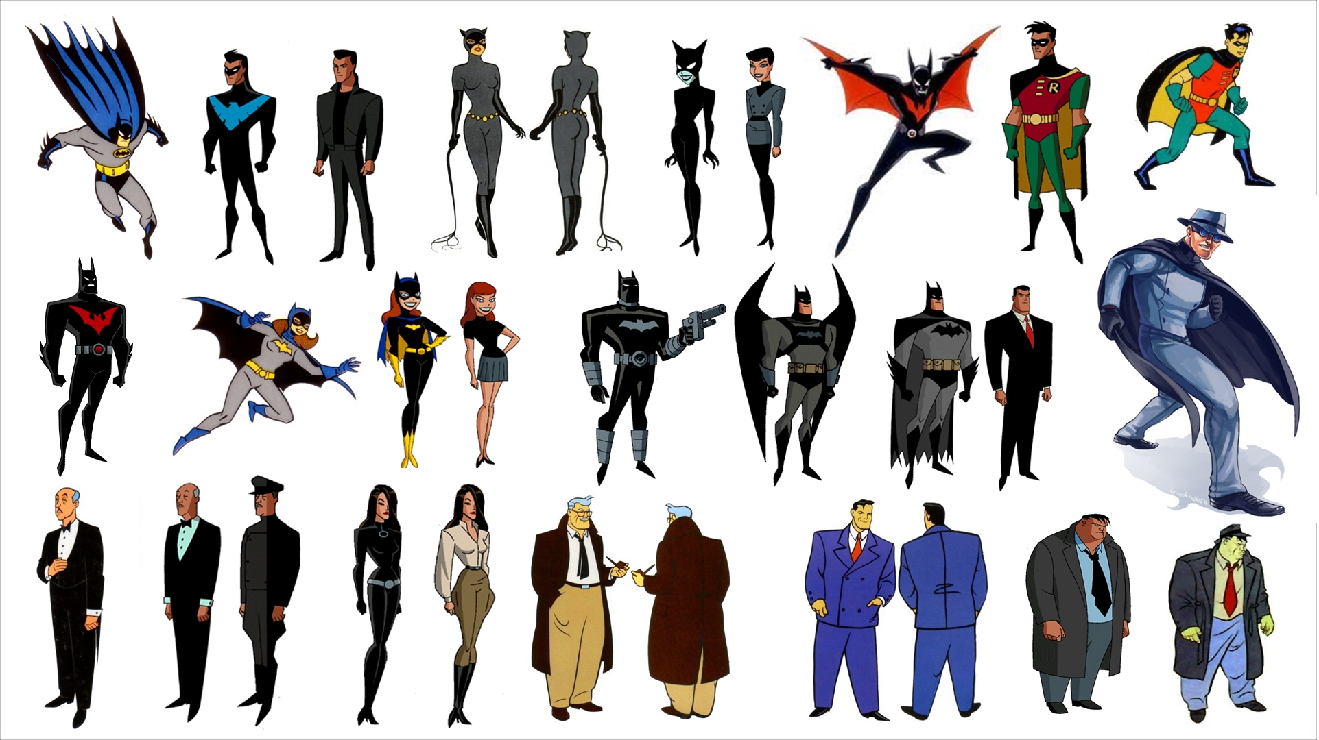 Batman Animated Series drawing free image download