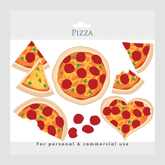 Pizza Love Slices Heart Cheese Pepperoni free image download