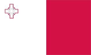 Malta Flag drawing