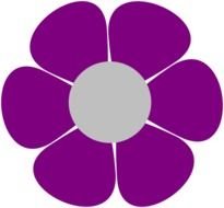 Hippie Flower At Clkercom Vector Online Royalty clipart