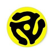 45 Rpm Adapter Stickers Sticker Designs