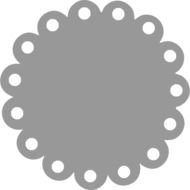 gray figure as a picture for clipart
