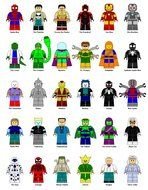 set of Lego Spider Man Characters