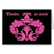 pink pattern on a black background