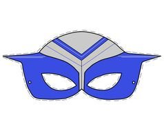 carnival mask in blue