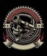 Extreme Biker Skull Vector Art &187 Tinkytylerorg Stock Photos