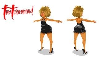 Tina Turner as a picture for clipart