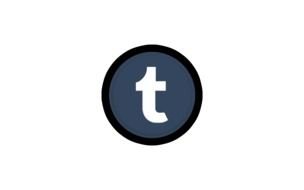 letter t on gray round button