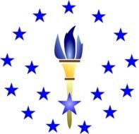 Blue Torch At Clkercom Vector Online Royalty