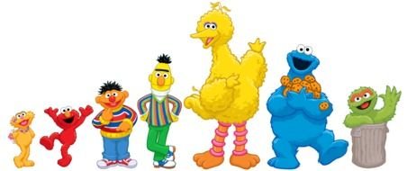 funny Sesame Street characters
