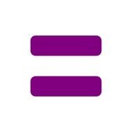 purple sign of equality