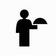 Bring Caffe Food Restaurant Room Serve Service Waiter Icon