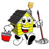 house cleaner drawing