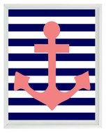 Pink Anchor drawing