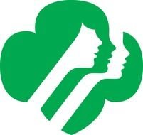 green logo of a scout school for girls