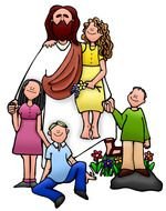 image of Jesus Christ and children