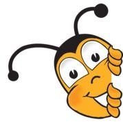 funny bee cartoon drawing