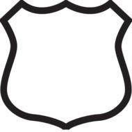 Blank Highway Sign At Clkercom Vector Online