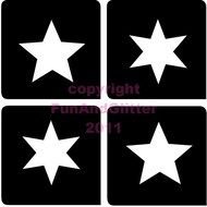 Stencils Safe Fun And Easy To Use Self Adhesive Body Art