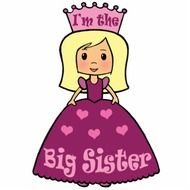 Cartoon Cute Big Sister Princess Hearts Zazzle