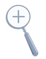 magnifying glass + drawing
