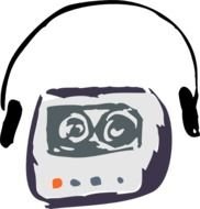 Cassette Player At Clkercom Vector Online