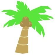 Public Domain Palm Tree drawing