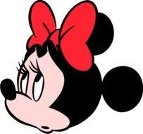 Mouse Clip Art Black And White Mickey Minnie Head