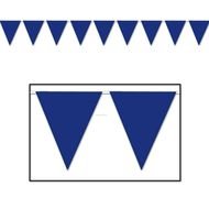 blue flags on a white background