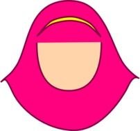 Pink Hijabers drawing