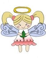 Christian Christmas Angel clipart