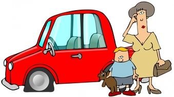 red fiat drawing