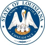 state seal of louisiana with a swan