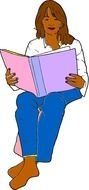 Woman Reading Panda Free Images