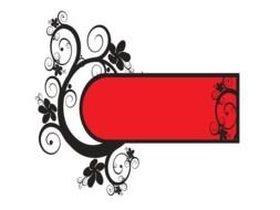 Labels Floral drawing