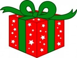 Clipart of Christmas Present gift