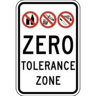 Drug Free Zone No Tobacco Weapons Bullies Signs N2