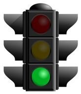 Green Stop Light Panda Free Images