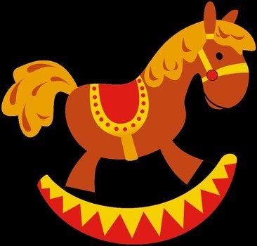 Rocking Horse toy drawing