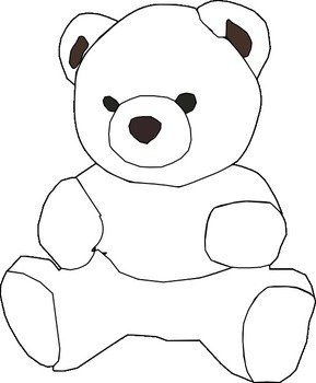 Clipartistnet &187 Teddy Bear Black White Line Art Tatoo