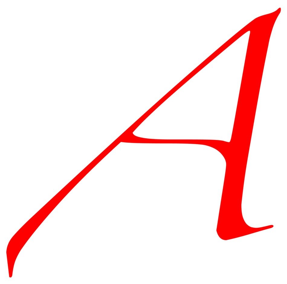 Beautiful 'A' letter