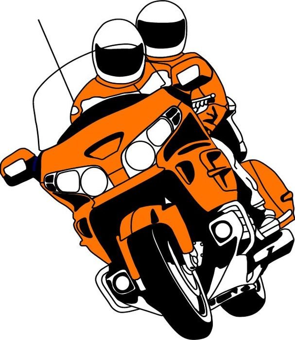 Goldwing Motorcycle drawing