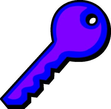 purple key