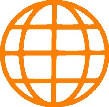 Globe Pictogram At Clkercom Vector Online