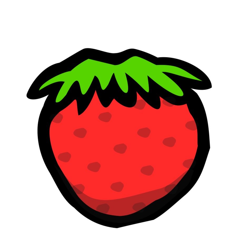 strawberries as a picture for clipart
