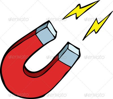 Magnet Isolated Object No Transparency Or Gradients Used Jpg And